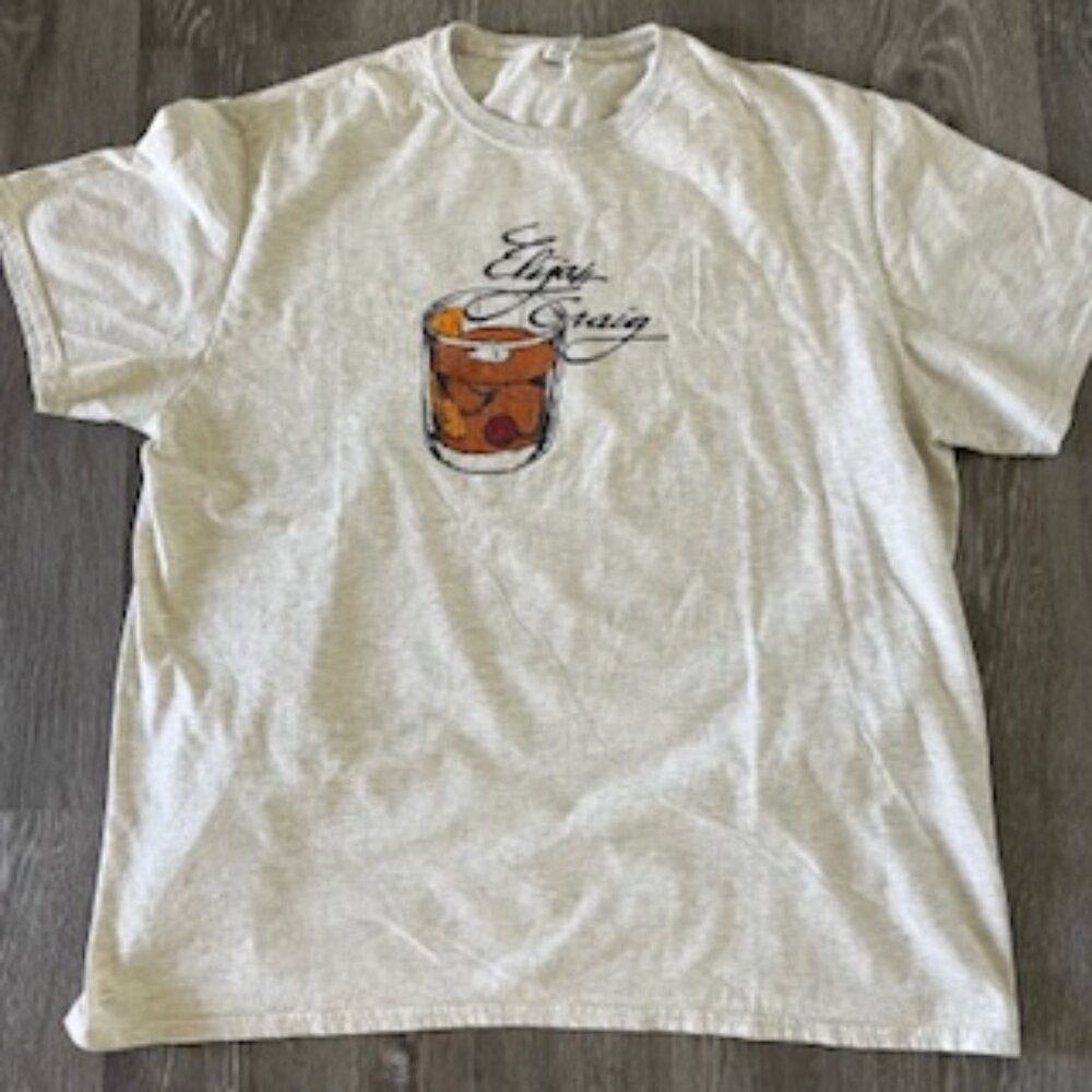 🧡3/15 Elijah Craig Whiskey "Old Fashioned" T-Shirt 2XL